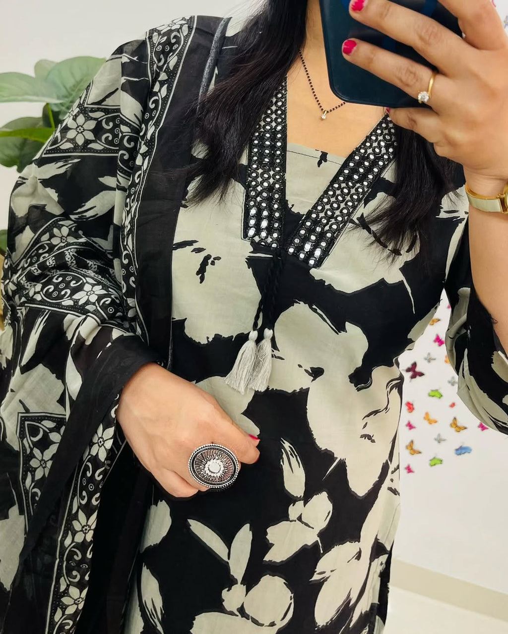 Pure Cotton Kurta and Pant With Dupatta