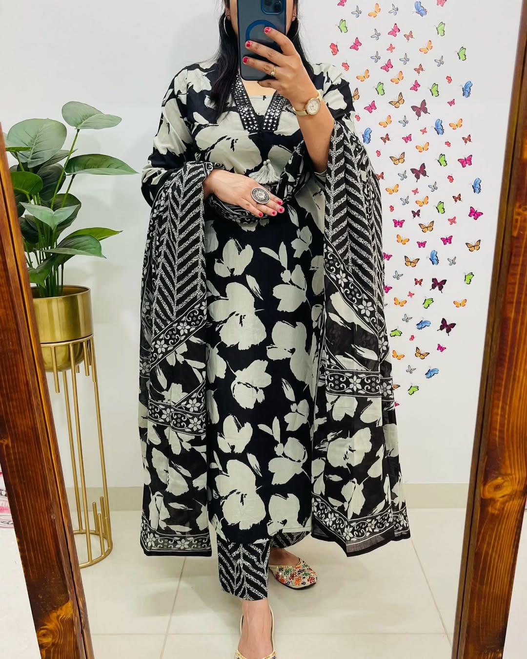 Pure Cotton Kurta and Pant With Dupatta