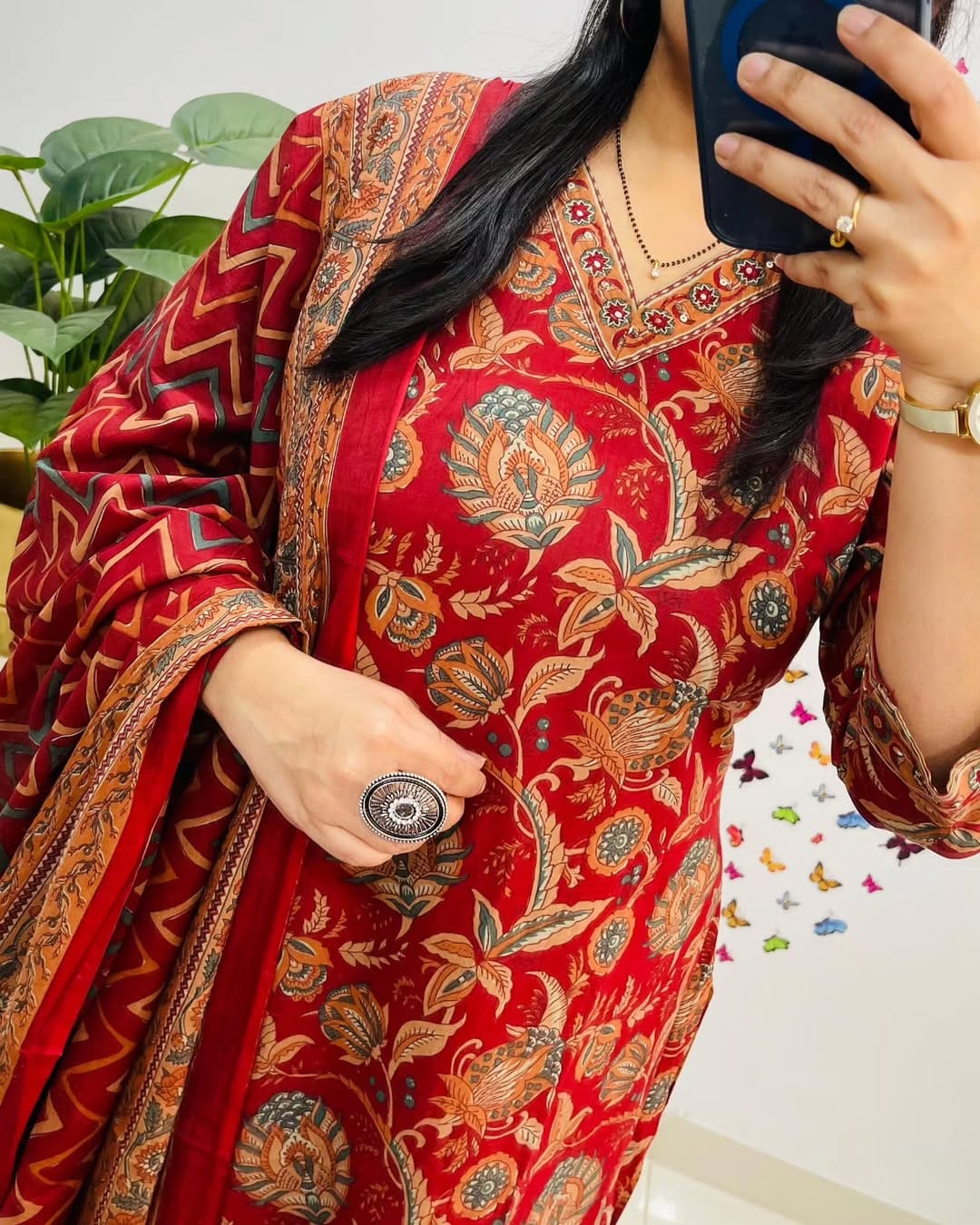 Women Beautiful Pure Cotton Kurta and Pant With Dupatta