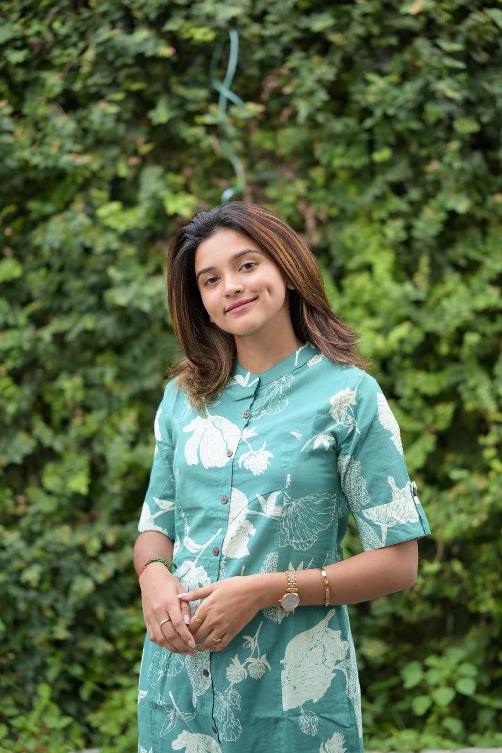 Printed to Perfection – Kurti Set in Soft Magic Cotton Fabric